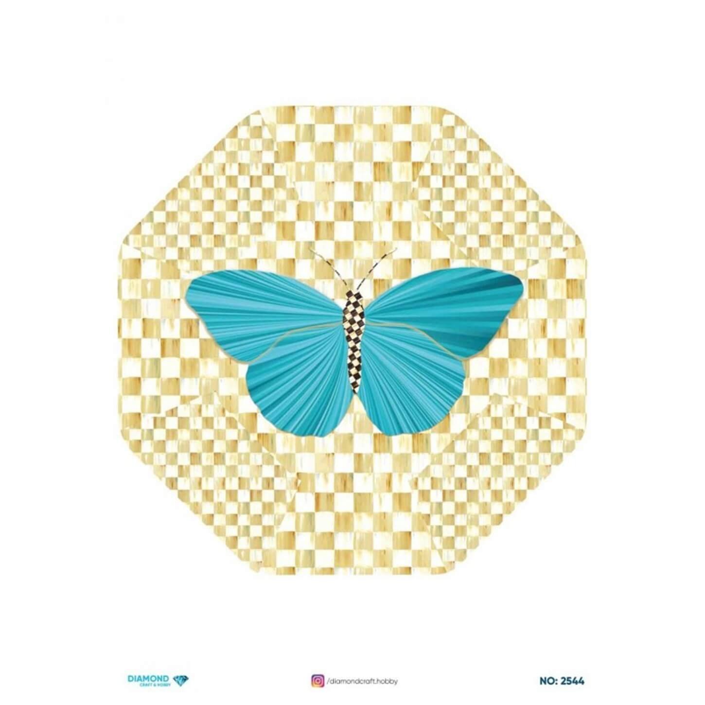 ديكوباج ورق الأرز الماسي2544