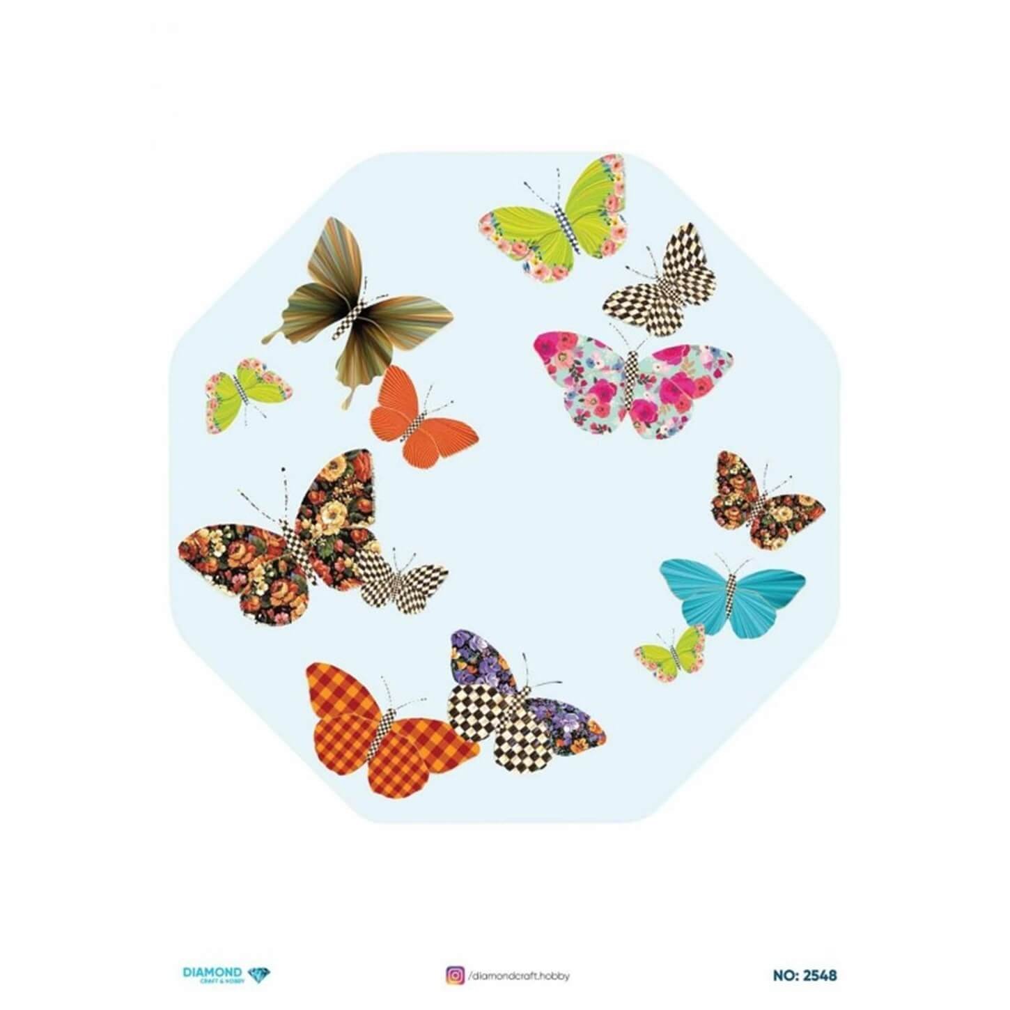 ديكوباج ورق الأرز الماسي2548