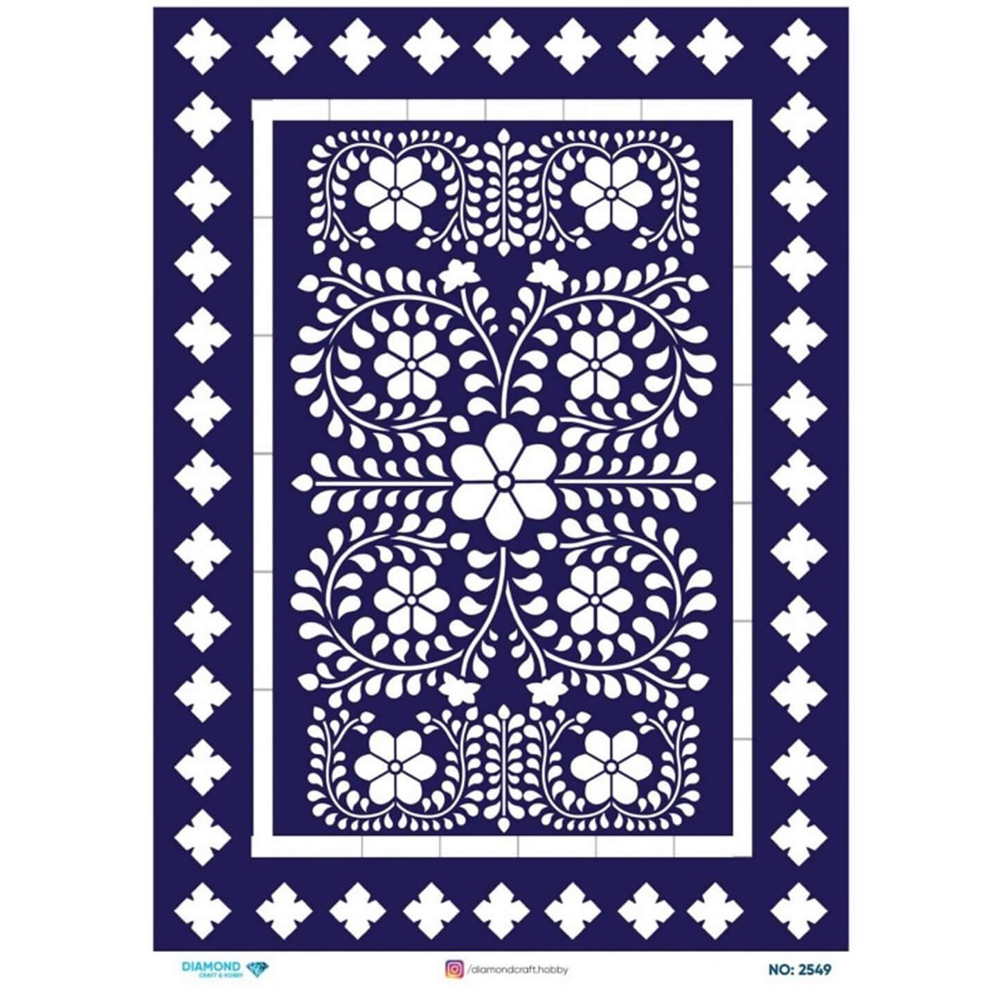 ديكوباج ورق الأرز الماسي2549