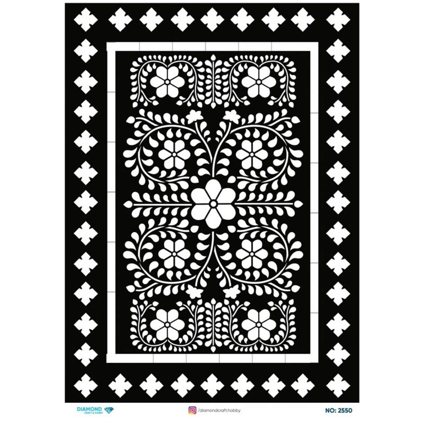 ديكوباج ورق الأرز الماسي2550