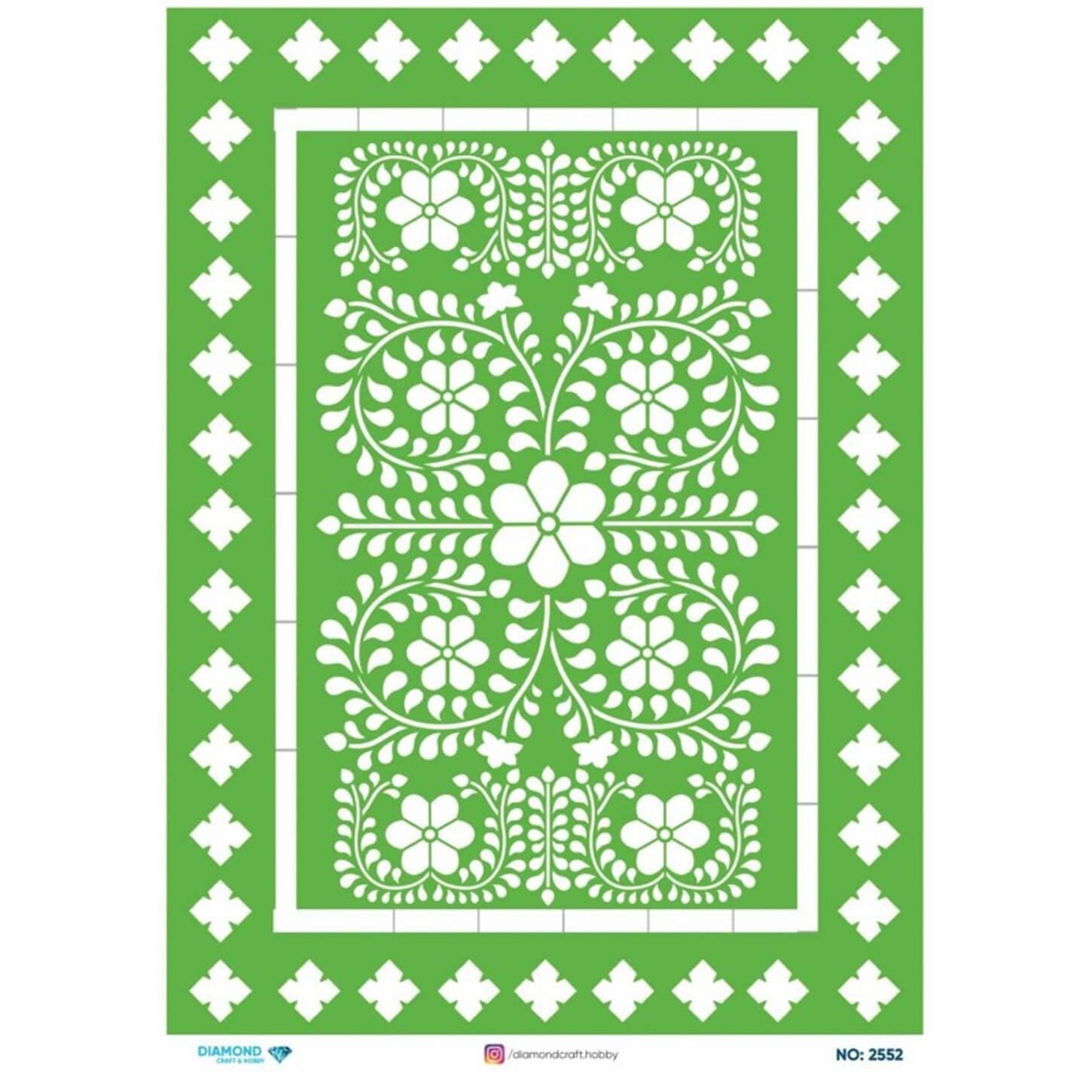 ديكوباج ورق الأرز الماسي2552