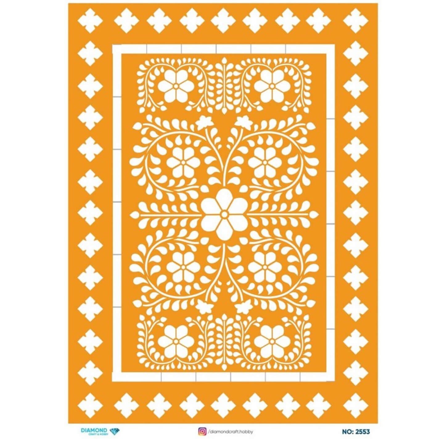 ديكوباج ورق الأرز الماسي2553