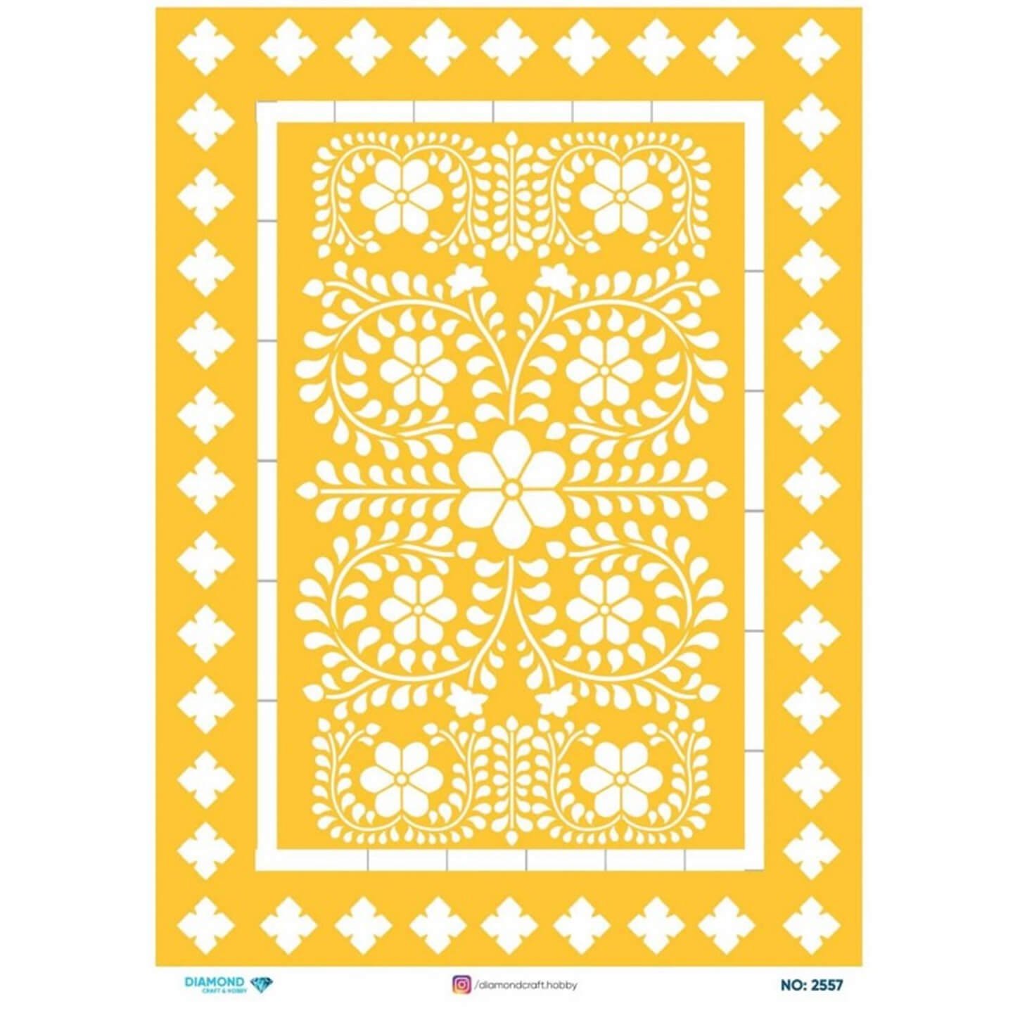 ديكوباج ورق الأرز الماسي2557