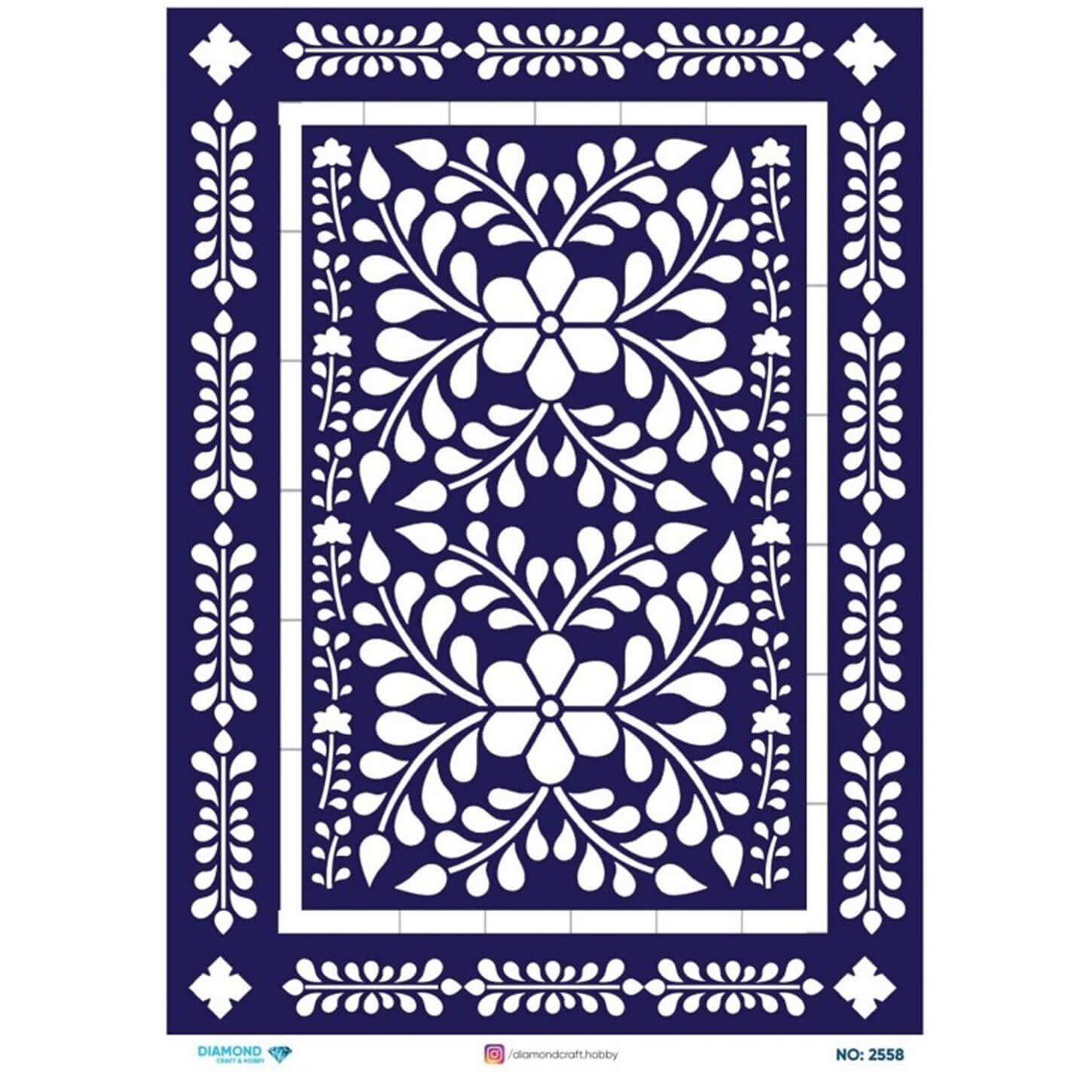 ديكوباج ورق الأرز الماسي2558