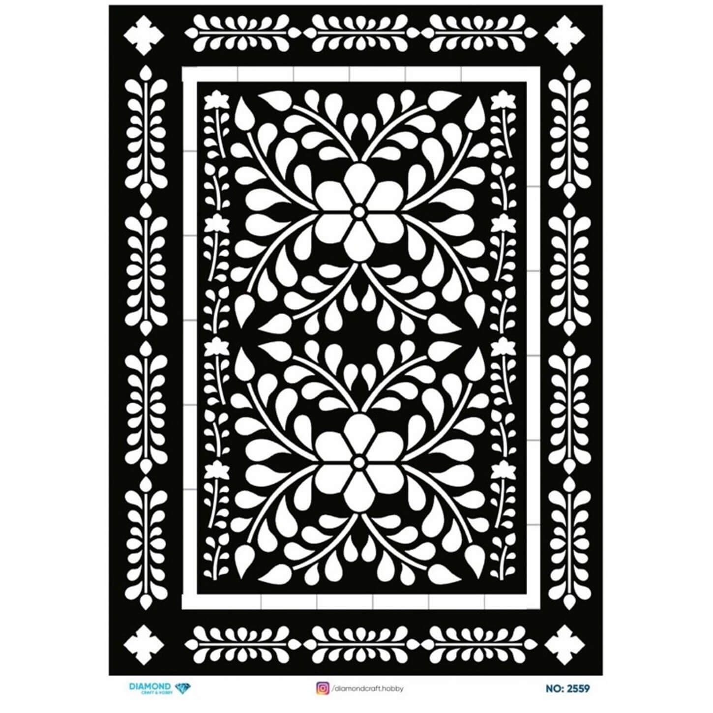 ديكوباج ورق الأرز الماسي2559