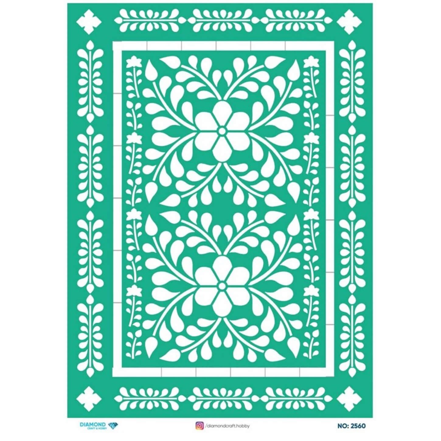 ديكوباج ورق الأرز الماسي2560