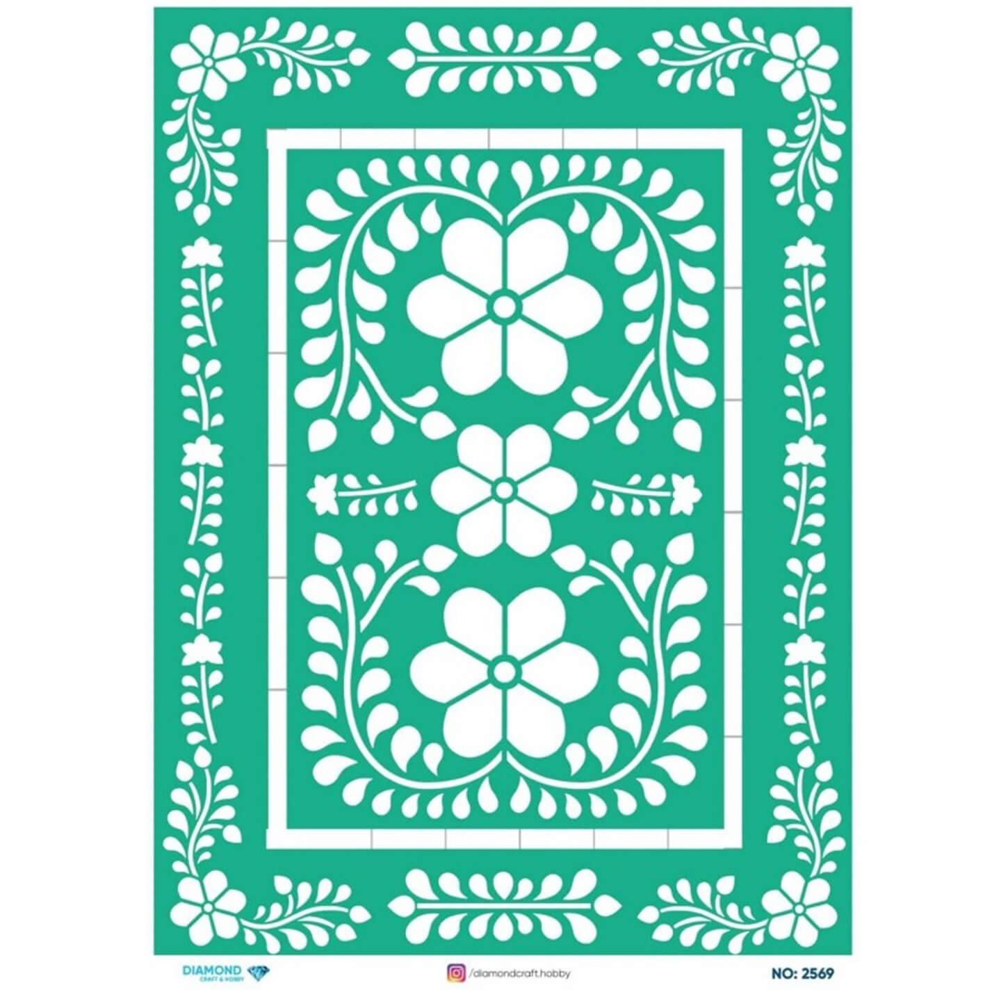 ديكوباج ورق الأرز الماسي2569