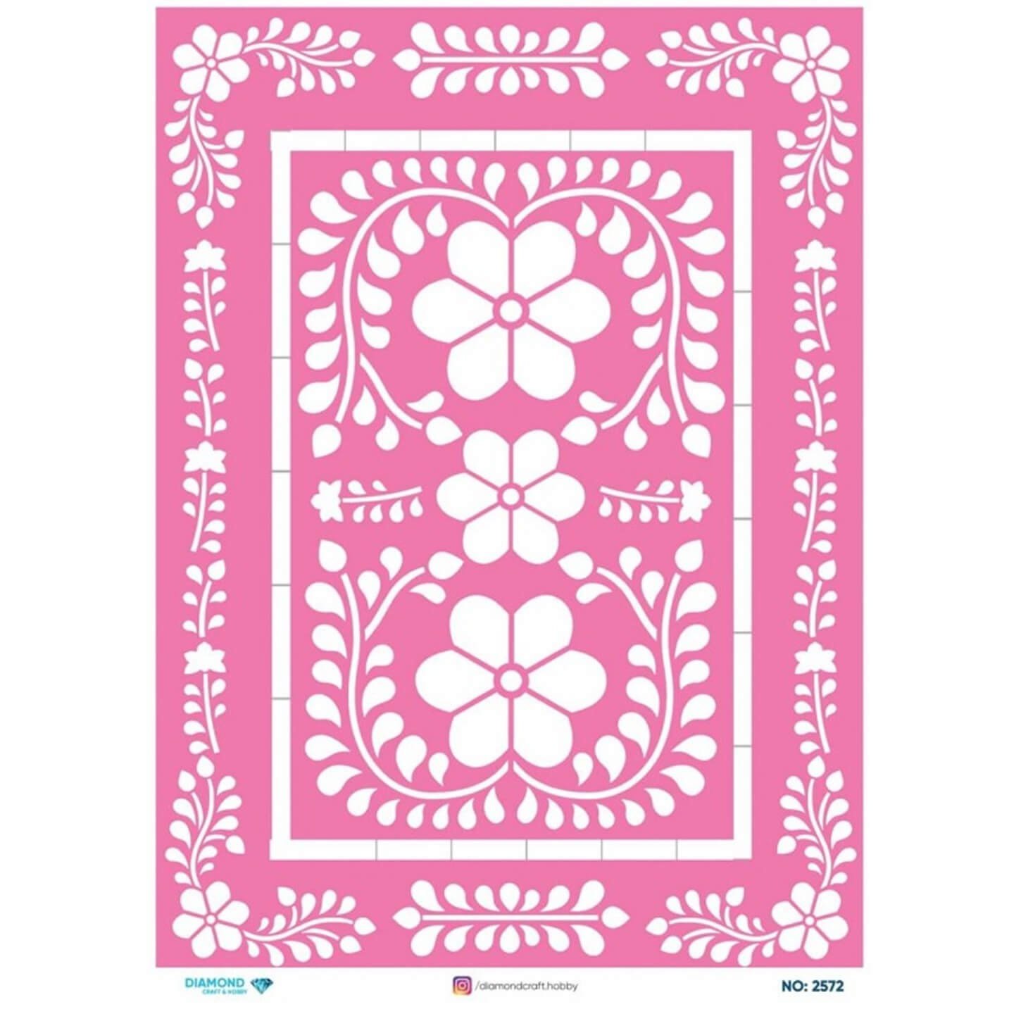 ديكوباج ورق الأرز الماسي2572