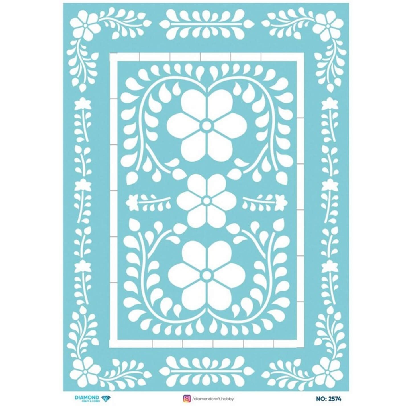 ديكوباج ورق الأرز الماسي2574