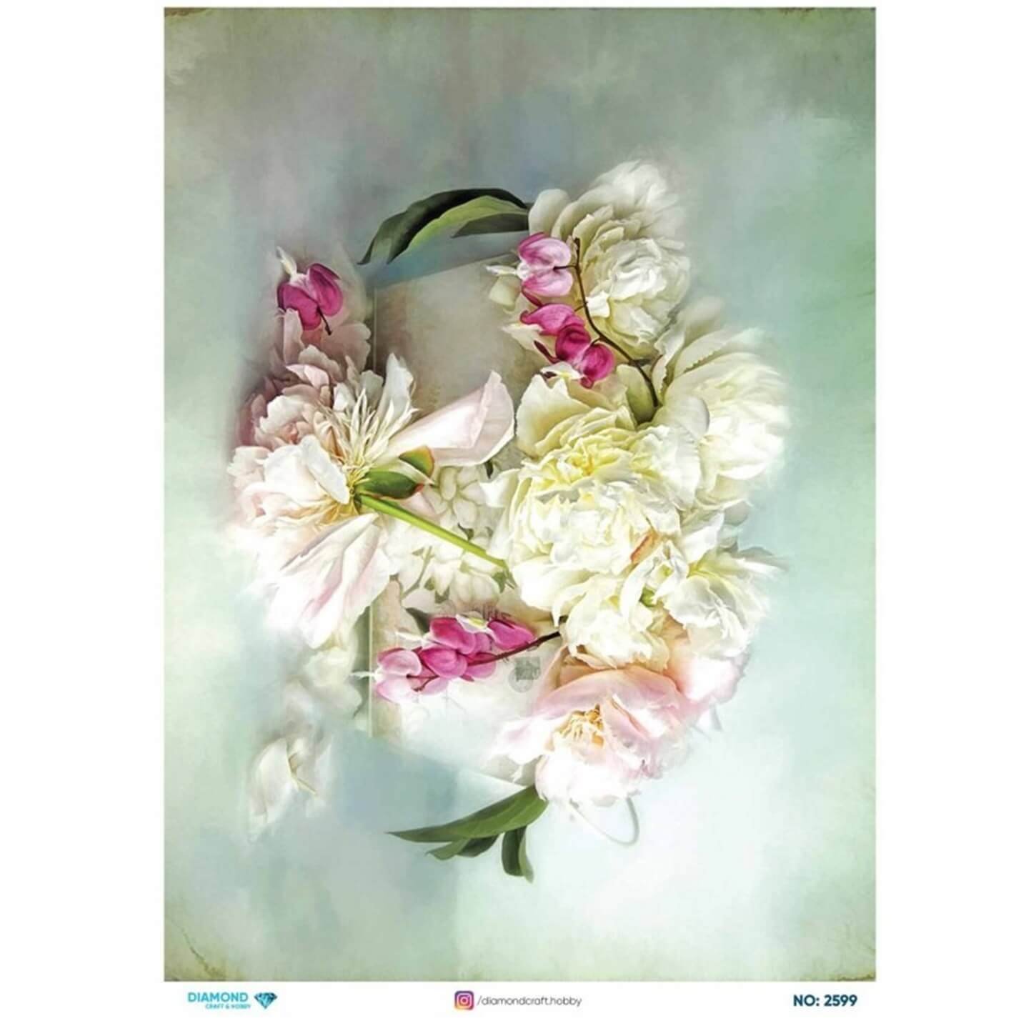 ديكوباج ورق الأرز الماسي2599