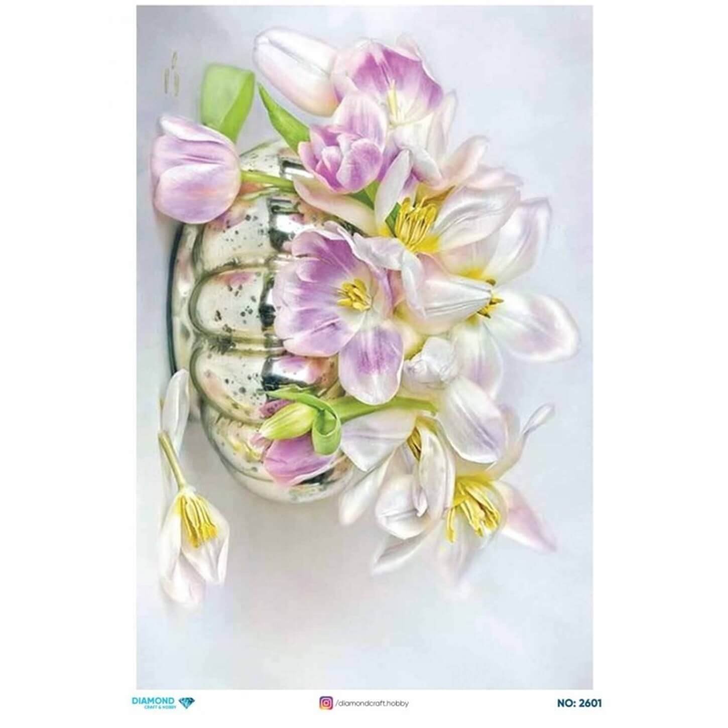 ديكوباج ورق الأرز الماسي2601