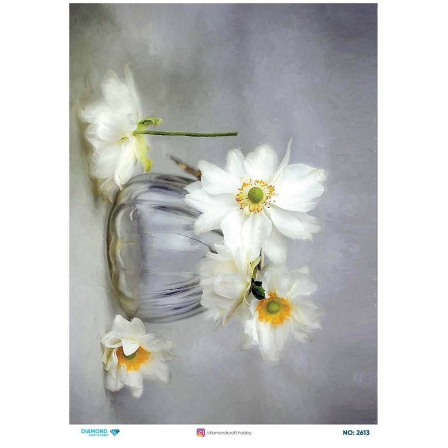 ديكوباج ورق الأرز الماسي2613