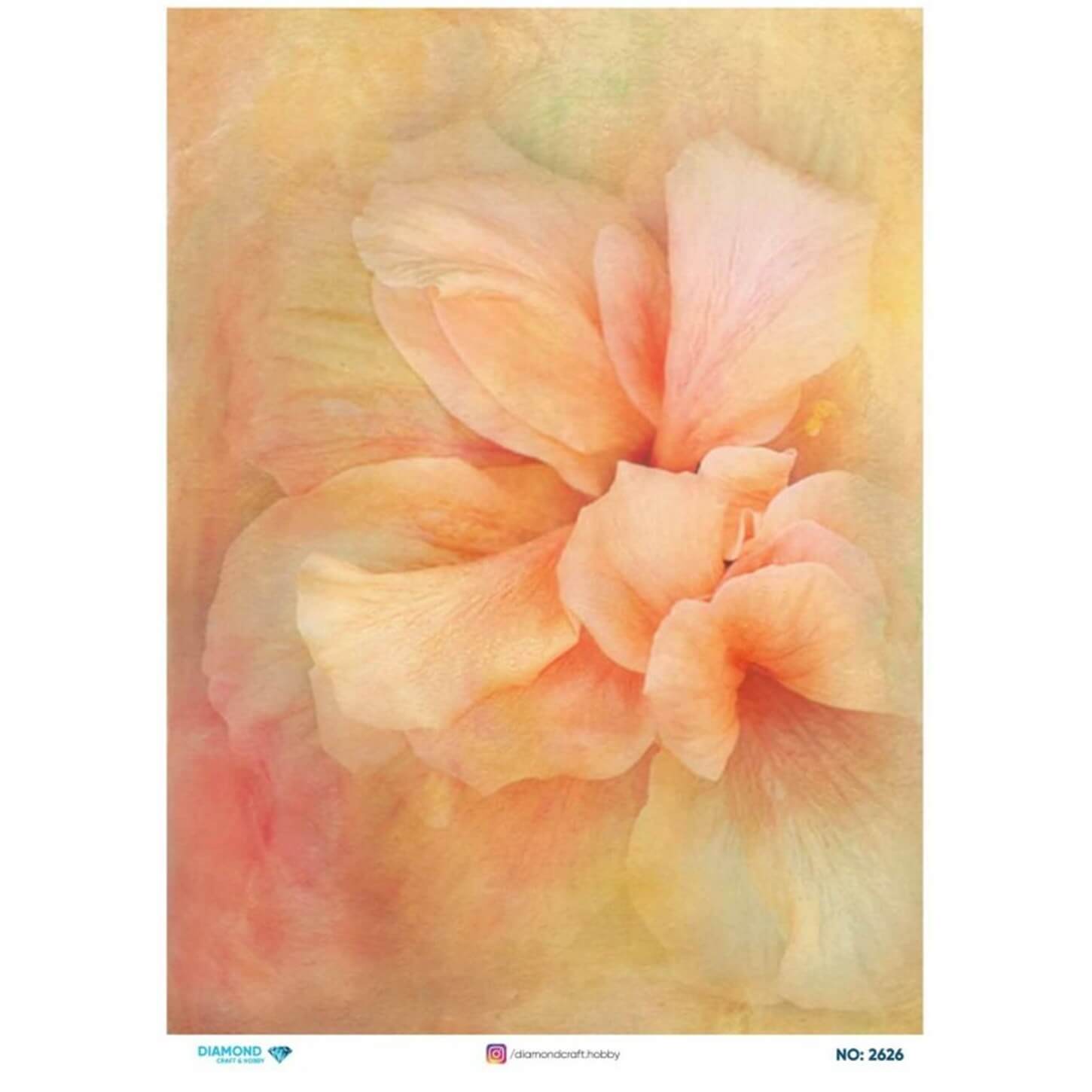 ديكوباج ورق الأرز الماسي2626