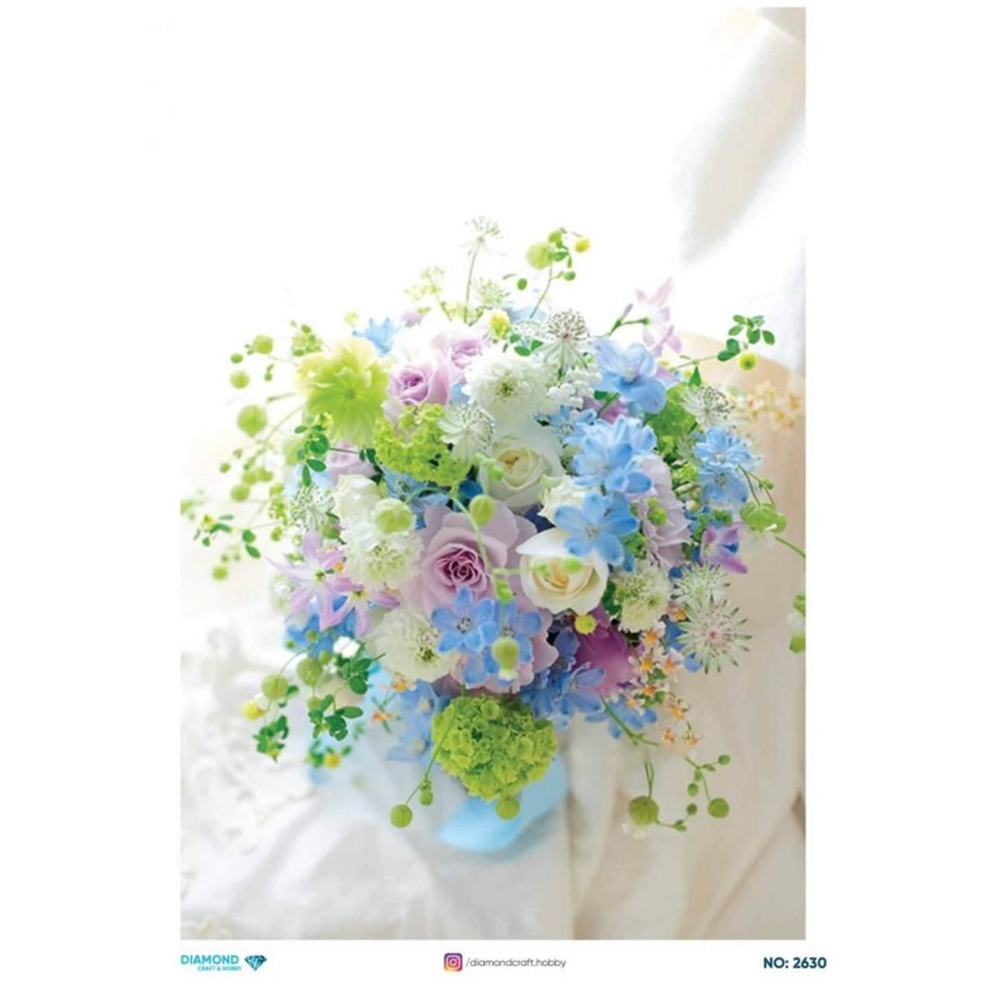 ديكوباج ورق الأرز الماسي2630