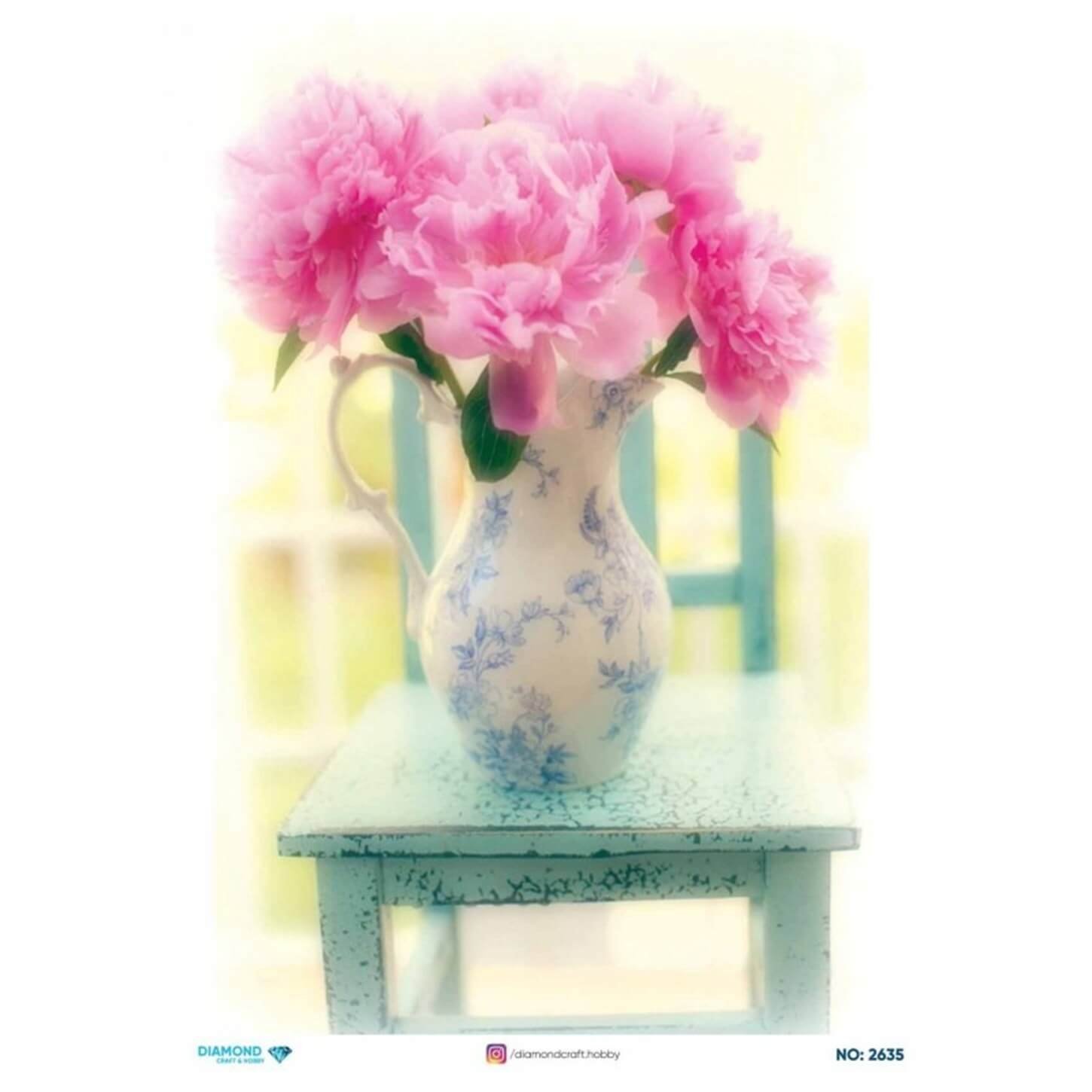 ديكوباج ورق الأرز الماسي2635