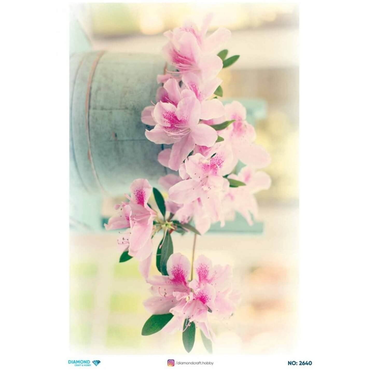 ديكوباج ورق الأرز الماسي2640