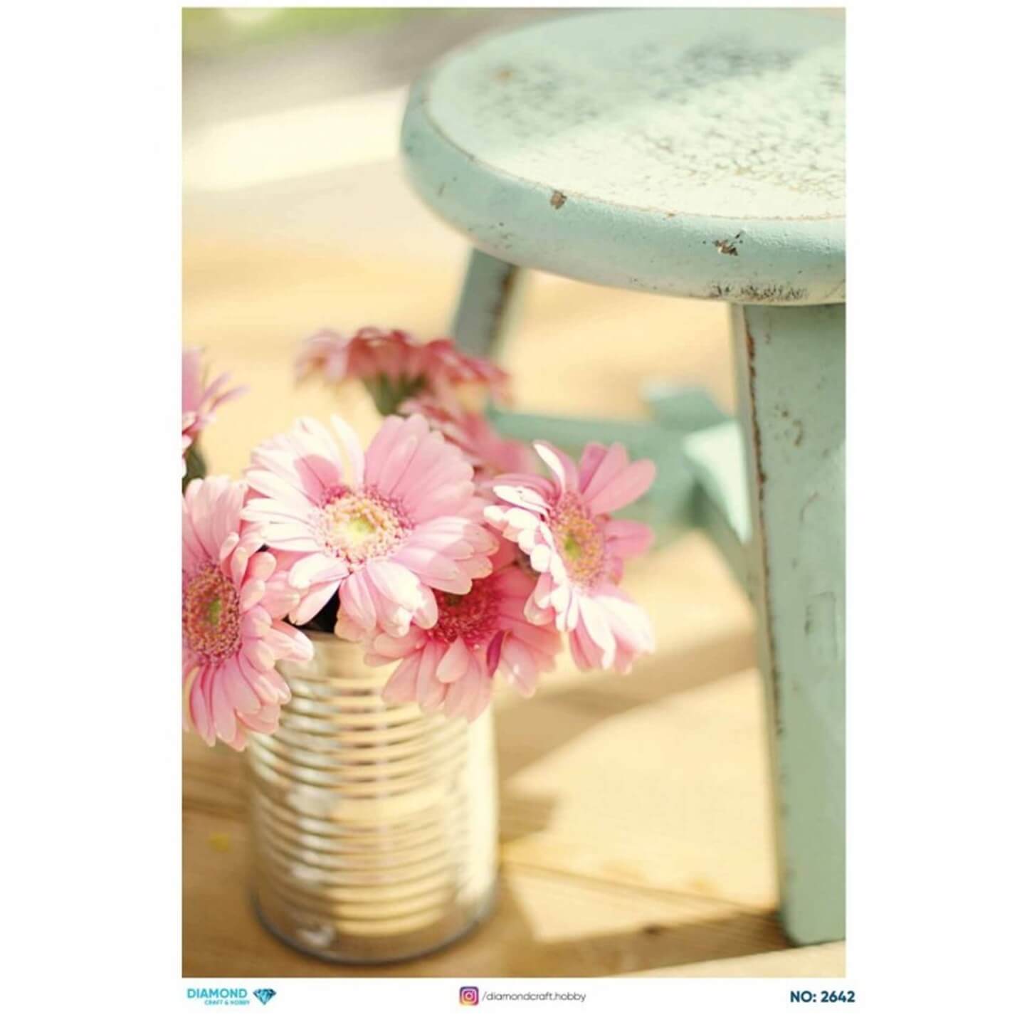 ديكوباج ورق الأرز الماسي2642