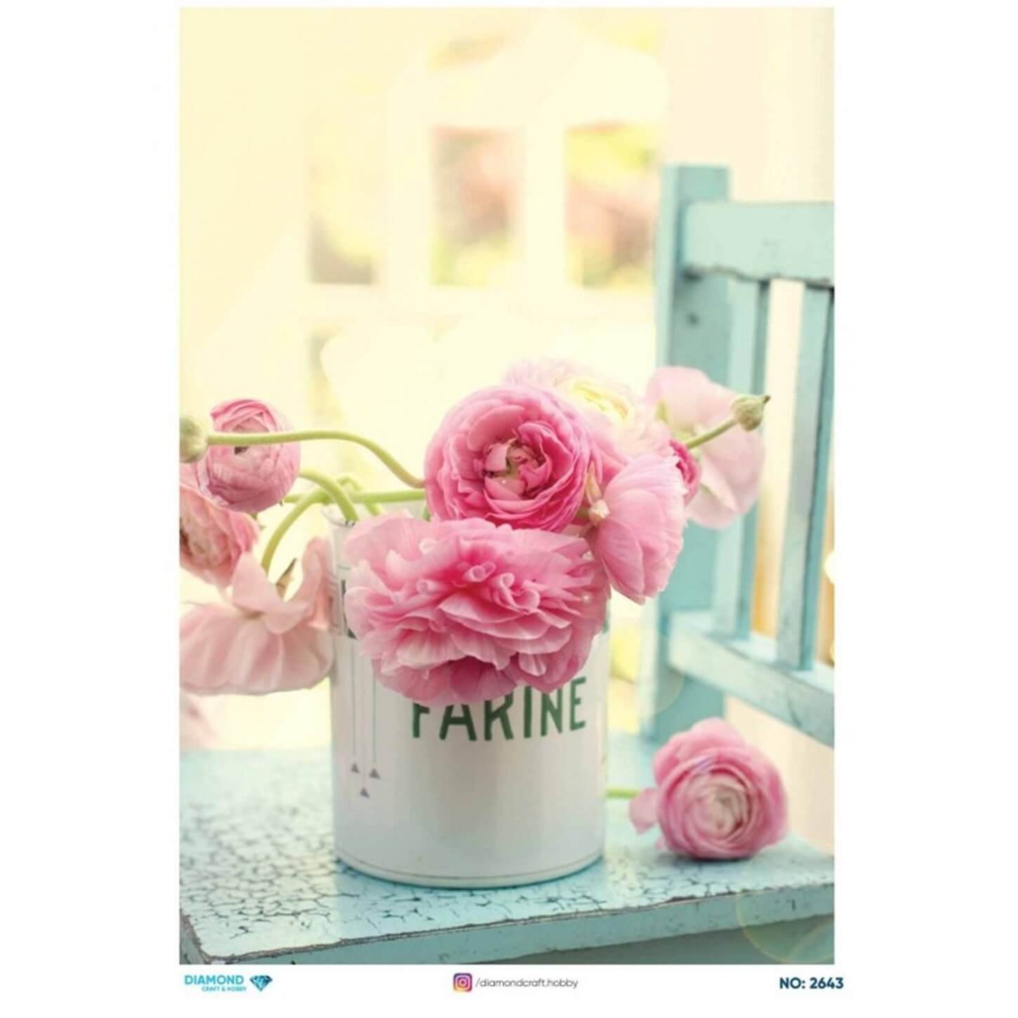 Декупаж с алмазной рисовой бумагой2643