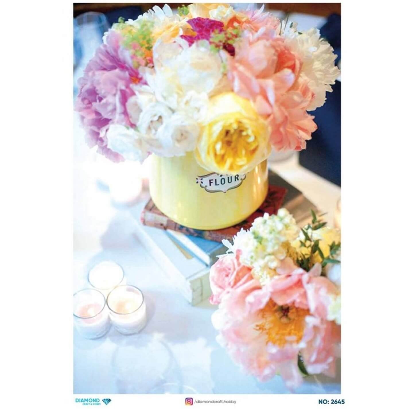 ديكوباج ورق الأرز الماسي2645