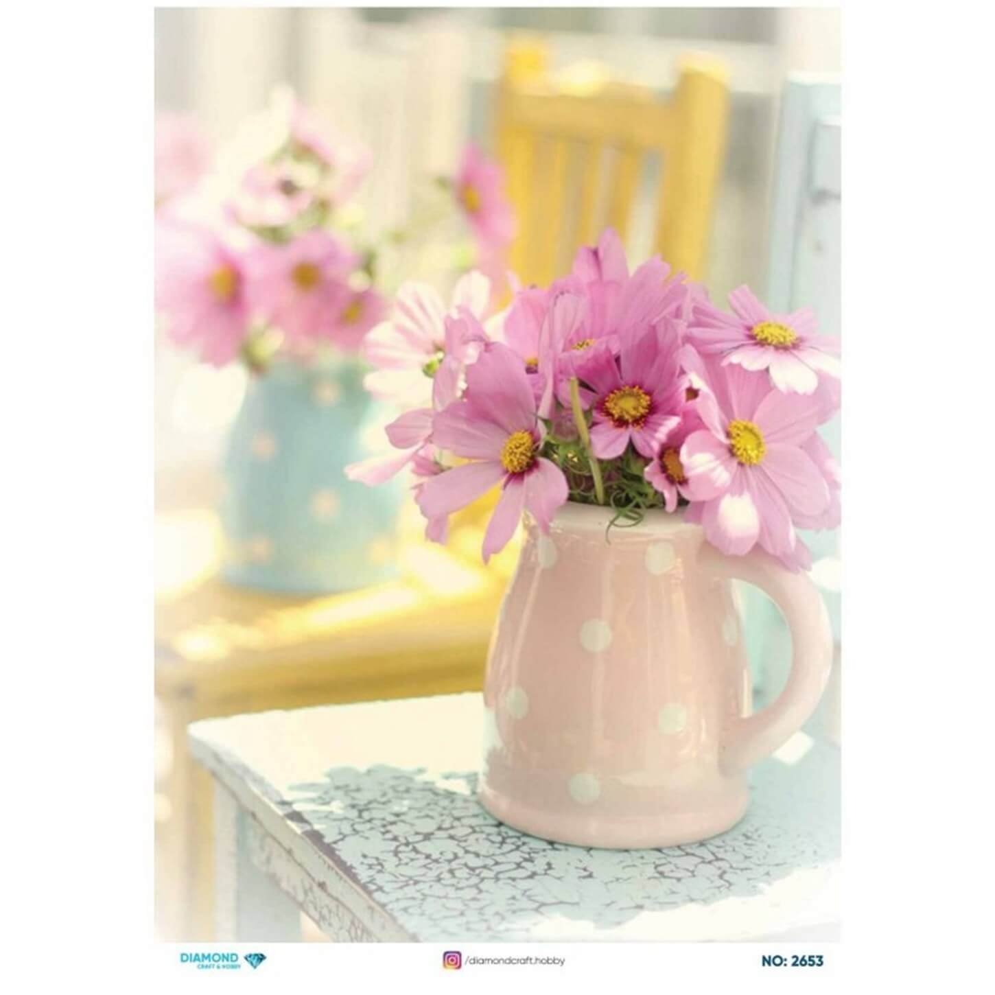 ديكوباج ورق الأرز الماسي2653