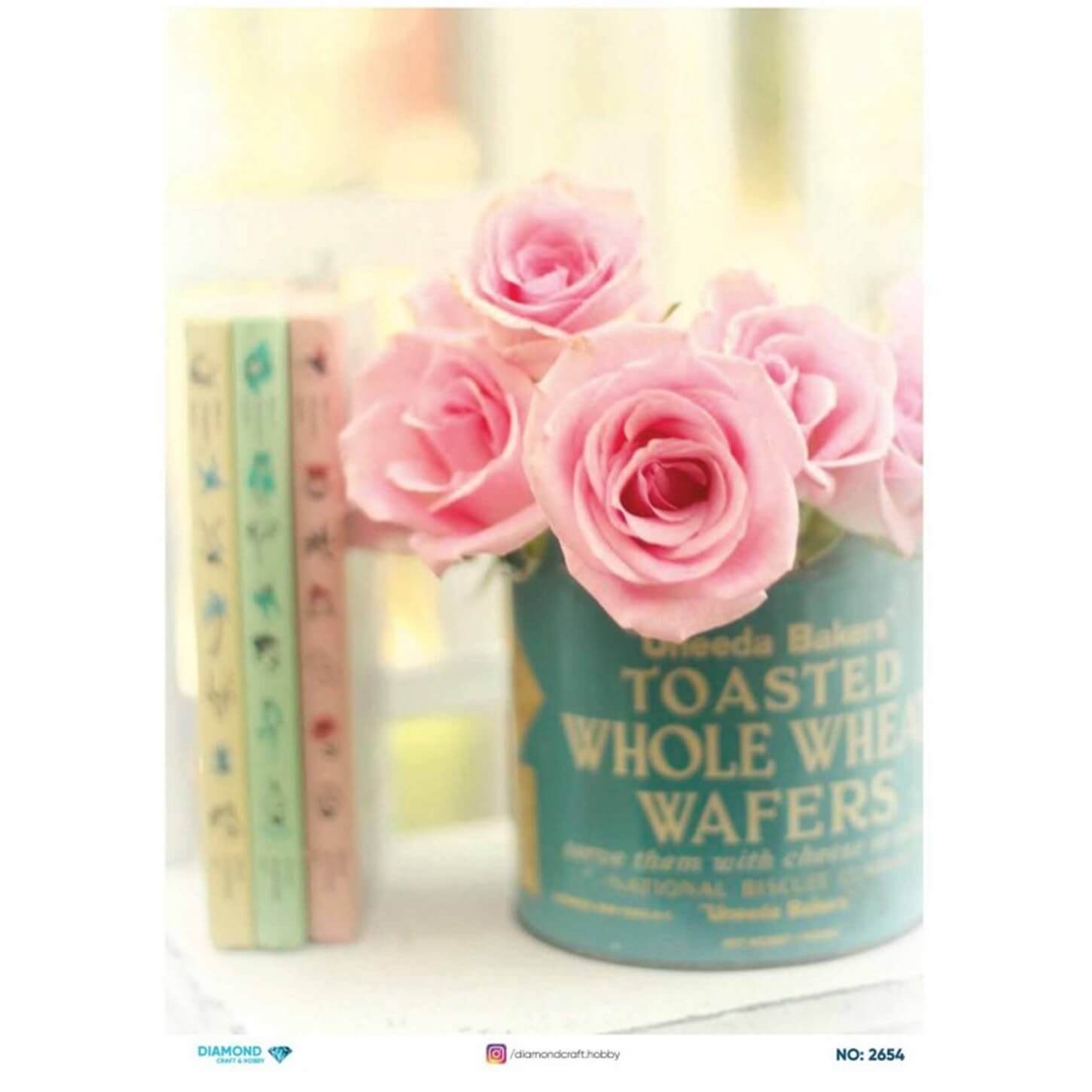 ديكوباج ورق الأرز الماسي2654