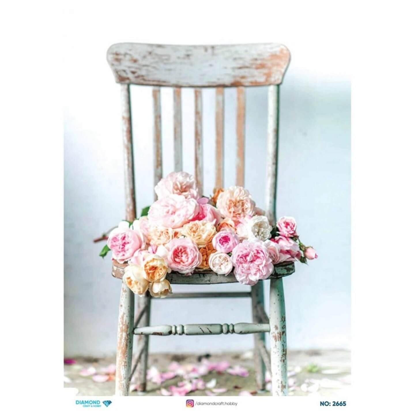 ديكوباج ورق الأرز الماسي2665