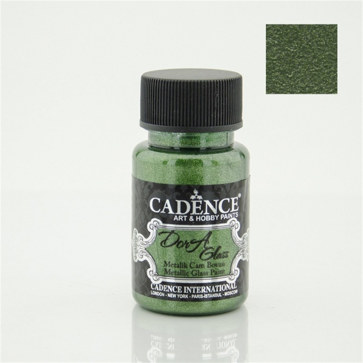 Краска для стекла Dora Glass Metallic 3135 Dora Green 50мл