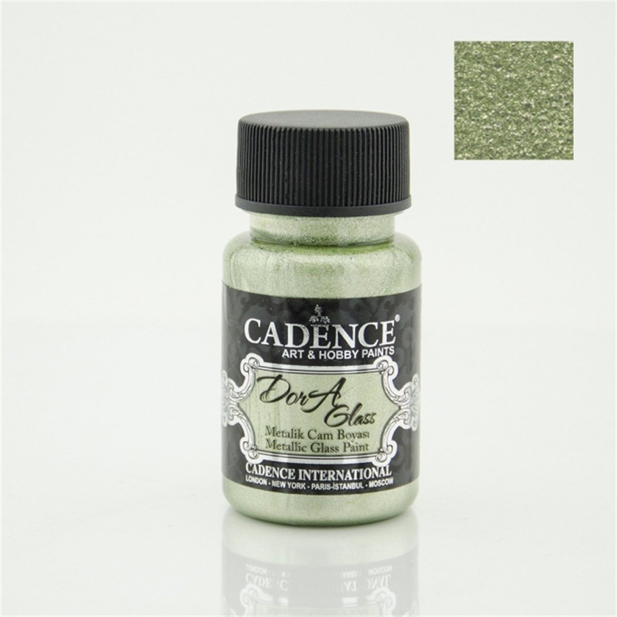 Краска для стекла Dora Glass Metallic 3146 Ментол 50мл