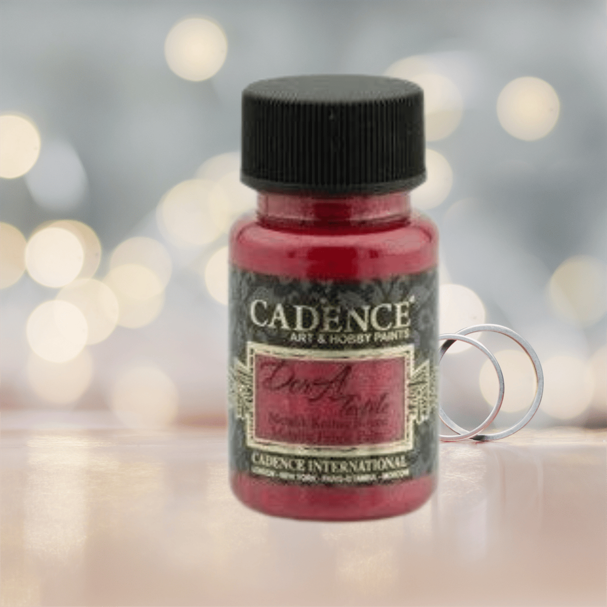 Dora Fabric Metallic 1133 Red 50 ml