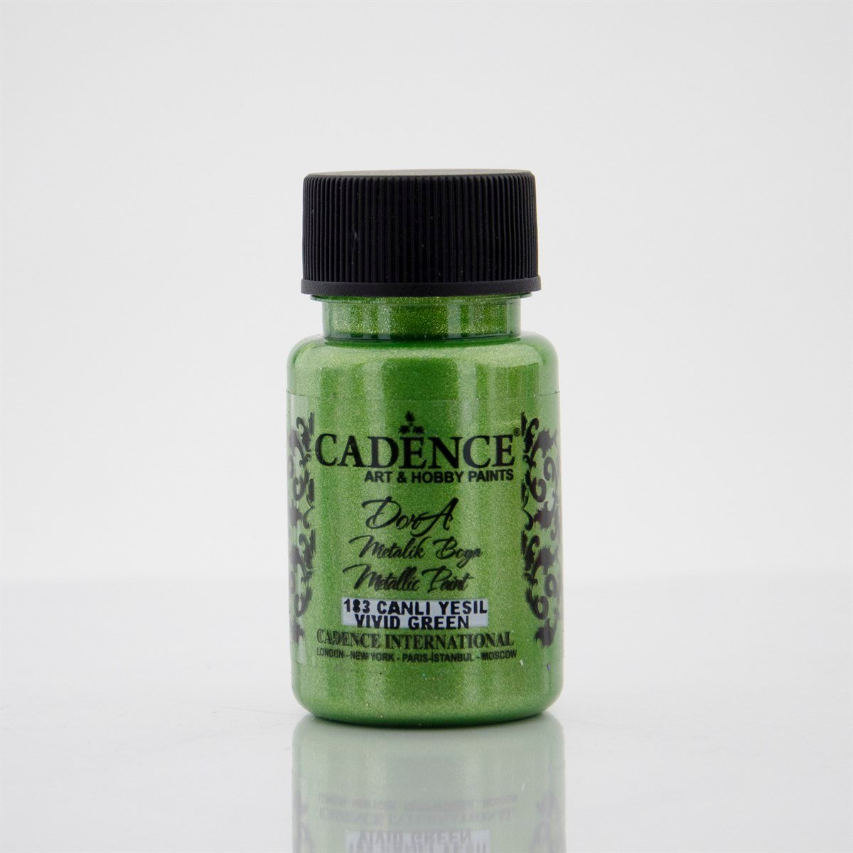 طلاء دورا ميتاليك 183 أخضر نابض بالحياة 50 مل