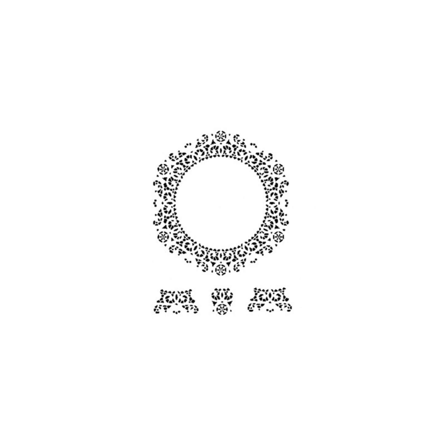 استنسل سلسلة الدانتيل DS02 25x35