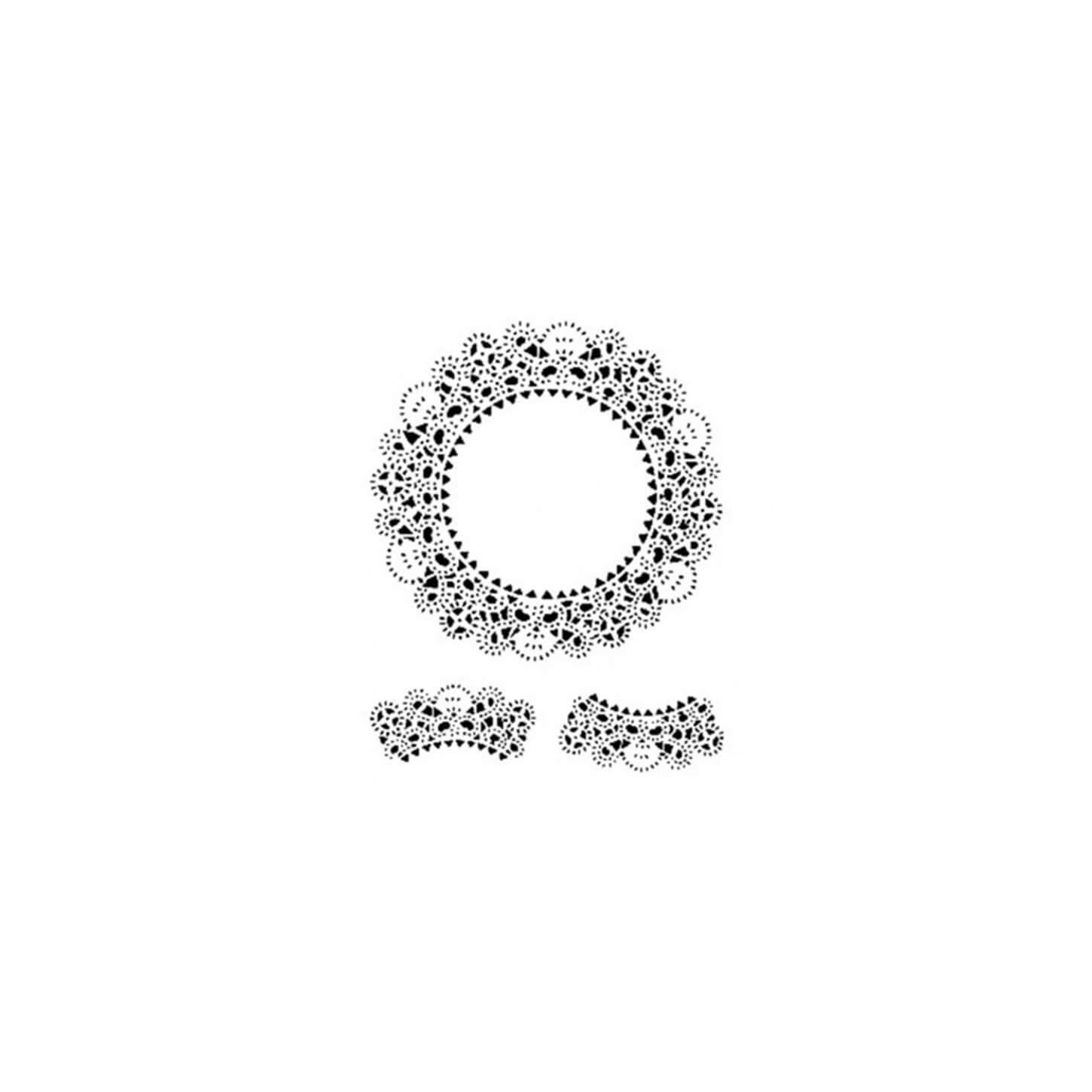 استنسل سلسلة الدانتيل DS04 25x35