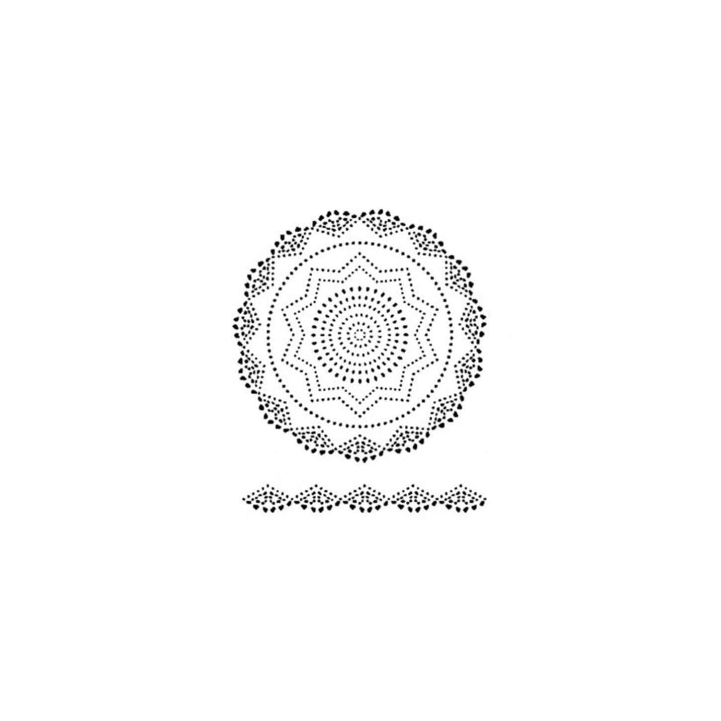 Трафарет кружевной серии DS07 25x35