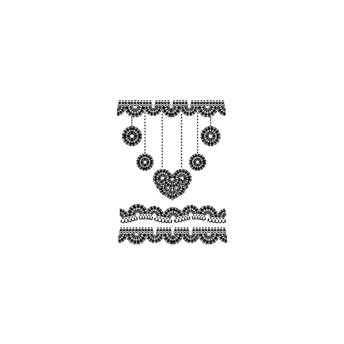 استنسل سلسلة الدانتيل DS12 25x35