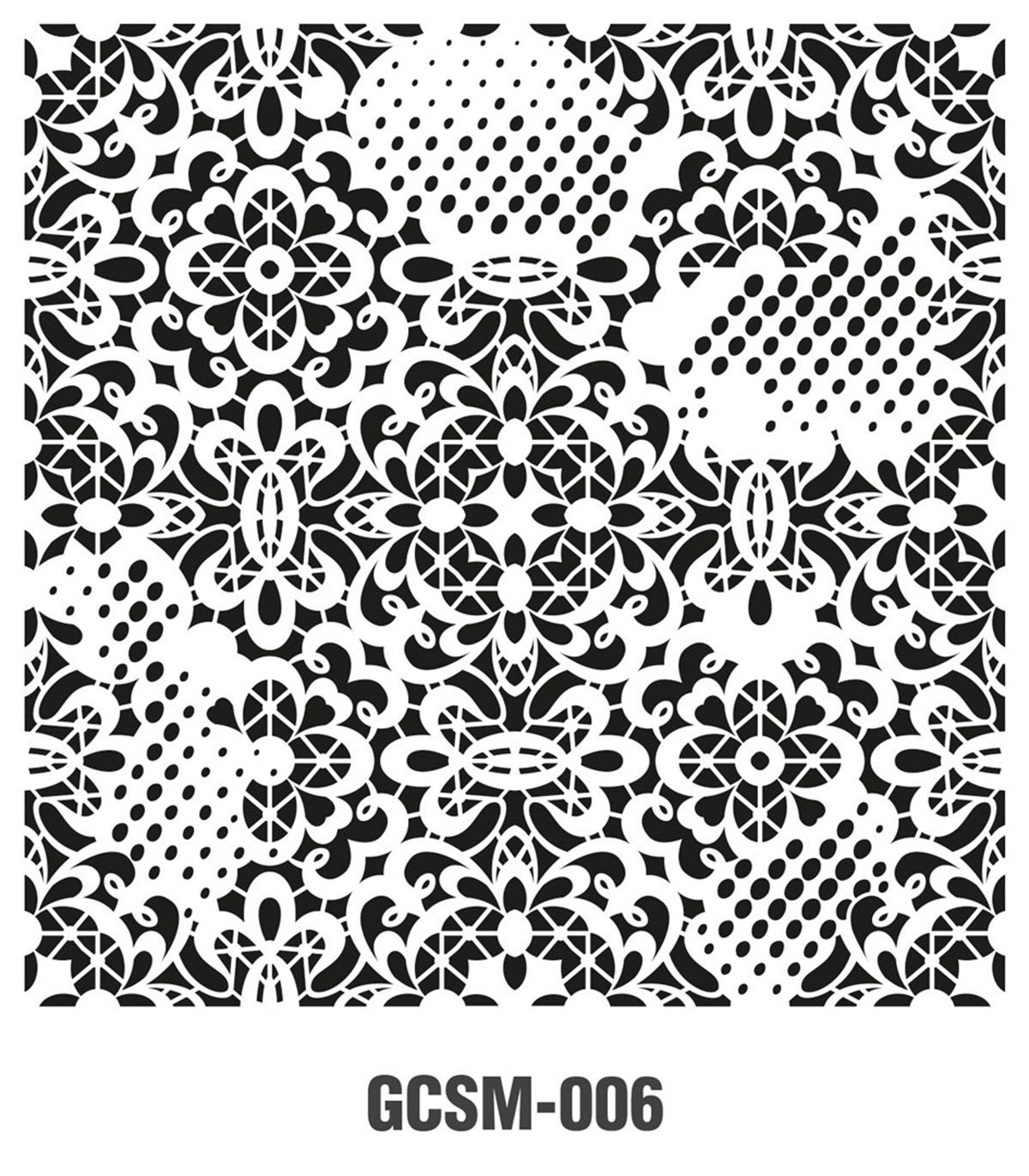 GCS06 استنسل أرضية حائط الجرونج 45x45