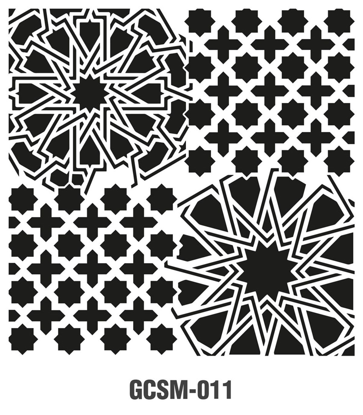 GCS11 Трафарет для стены и пола в стиле гранж 45x45