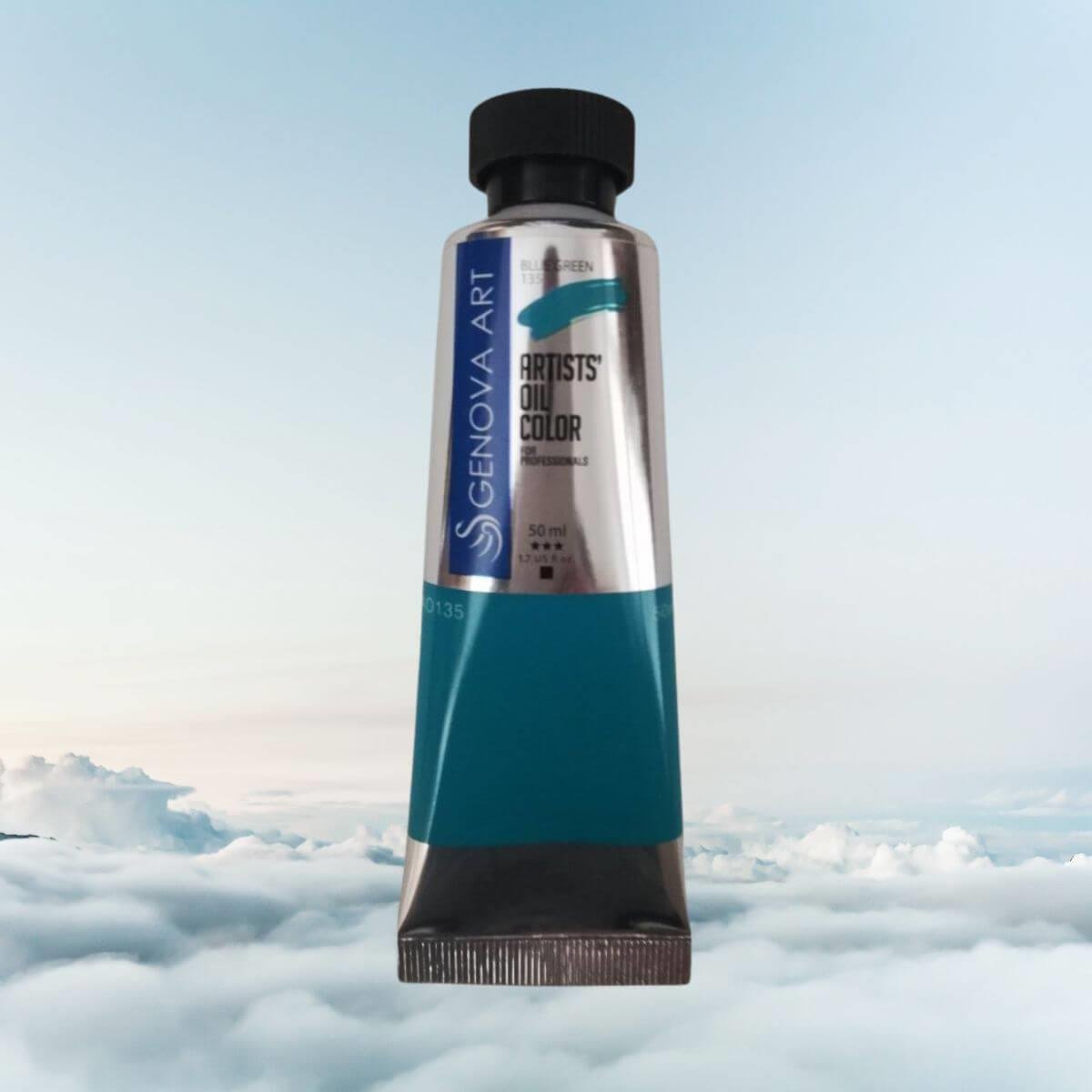 Масляная краска Genova 135 Синий Зеленый 50 МЛ