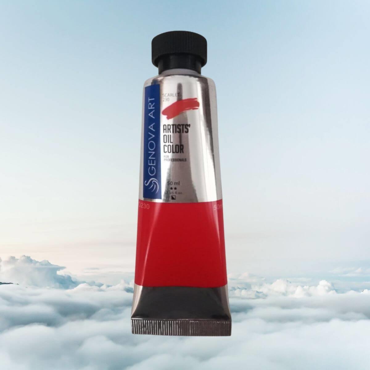 Масляная краска Genova 230 Скарлет 50 МЛ