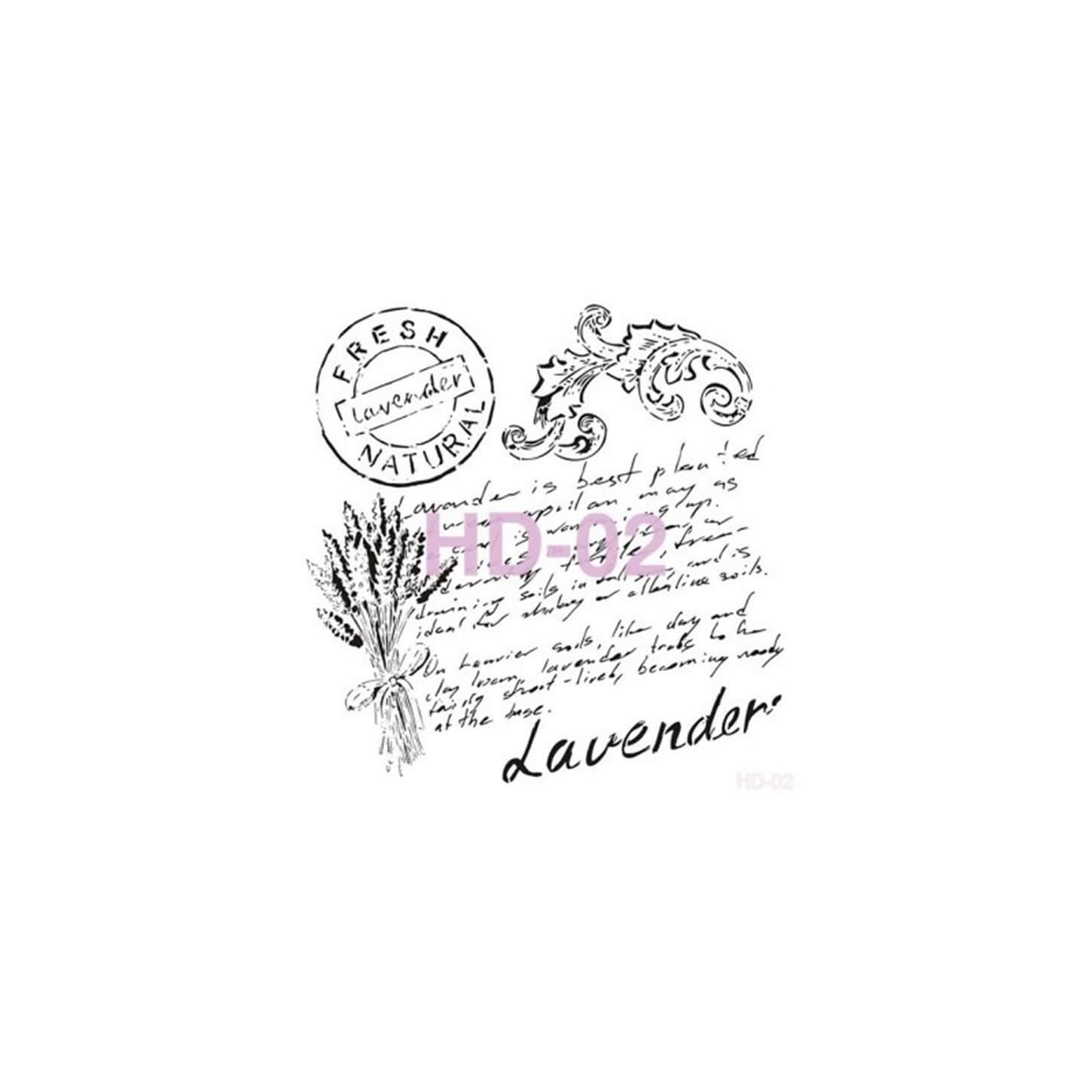 ديكور المنزل استنسل HD02 45x45