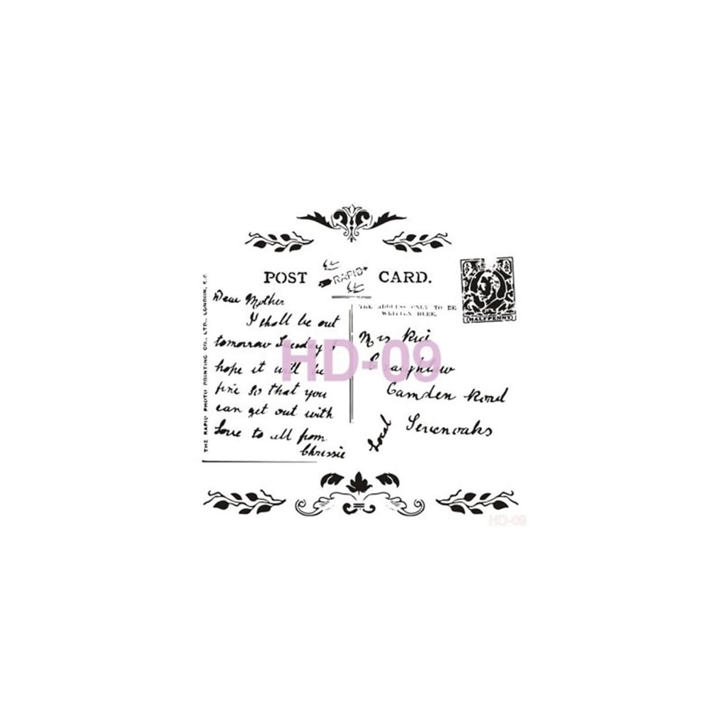 Трафарет для домашнего декора HD09 45x45