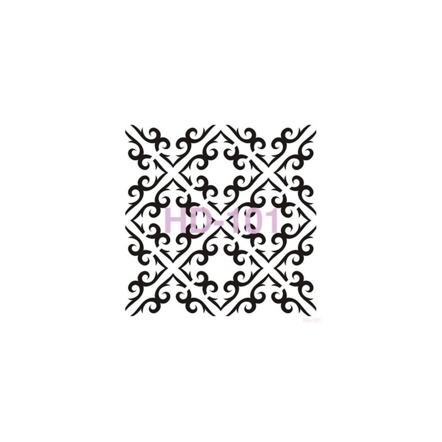 Трафарет для домашнего декора HD101 45х45