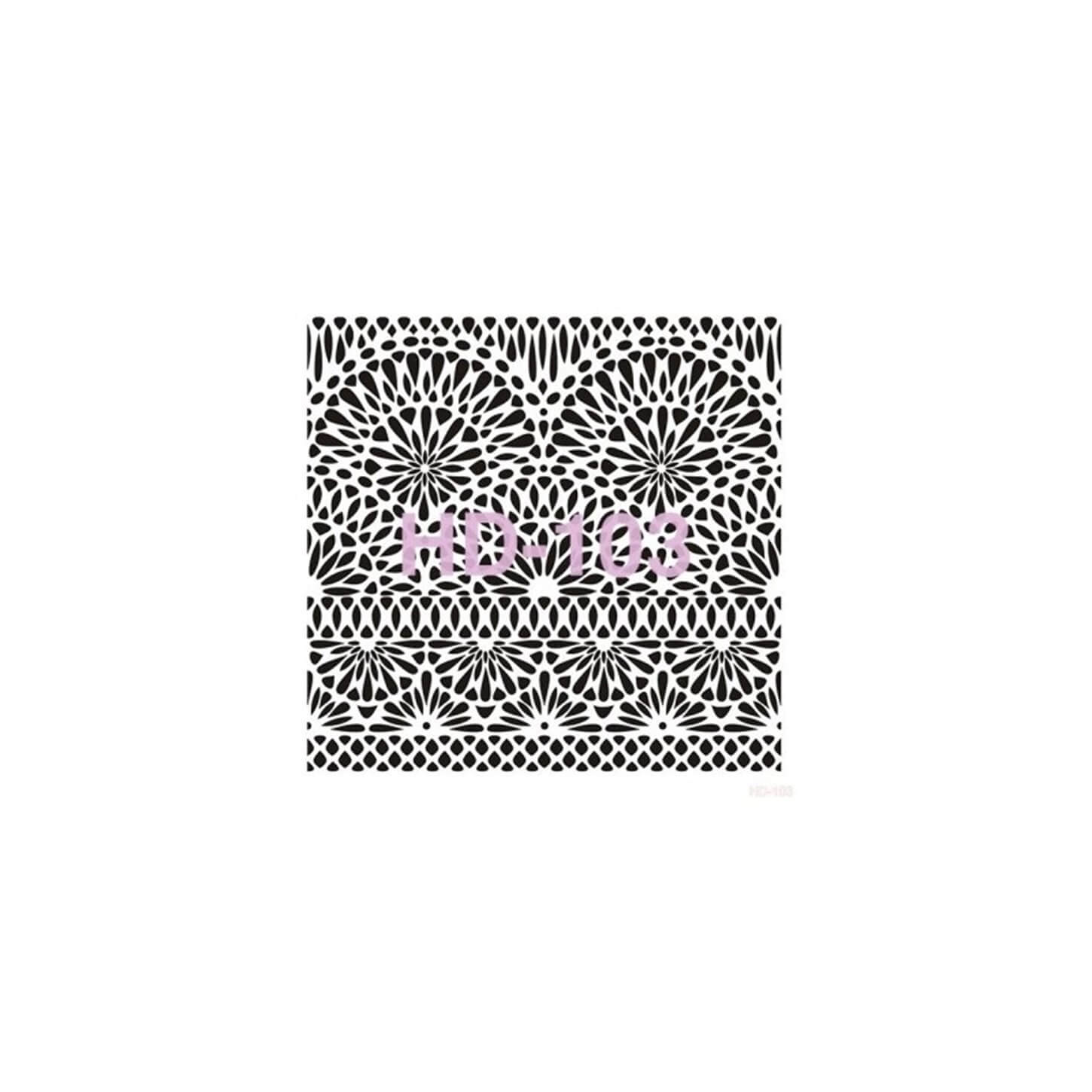 Трафарет для домашнего декора HD103 45х45