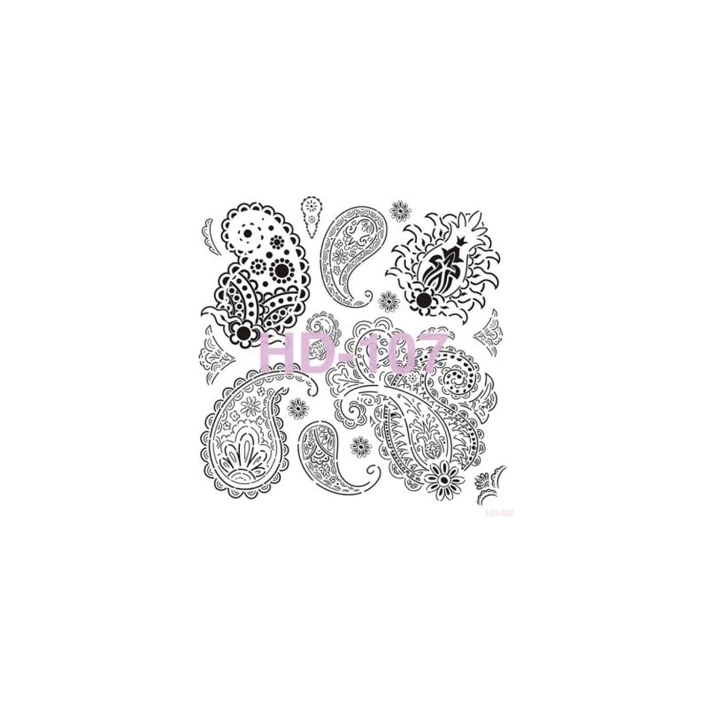 Трафарет для домашнего декора HD107 45х45