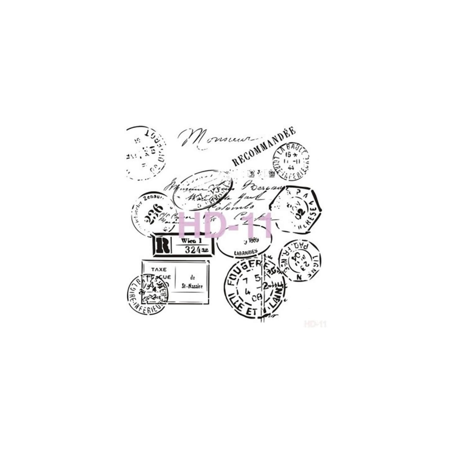 ديكور المنزل استنسل HD11 45x45