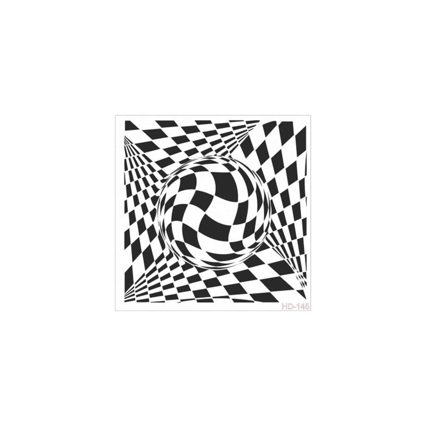 Трафарет для домашнего декора HD145 45х45