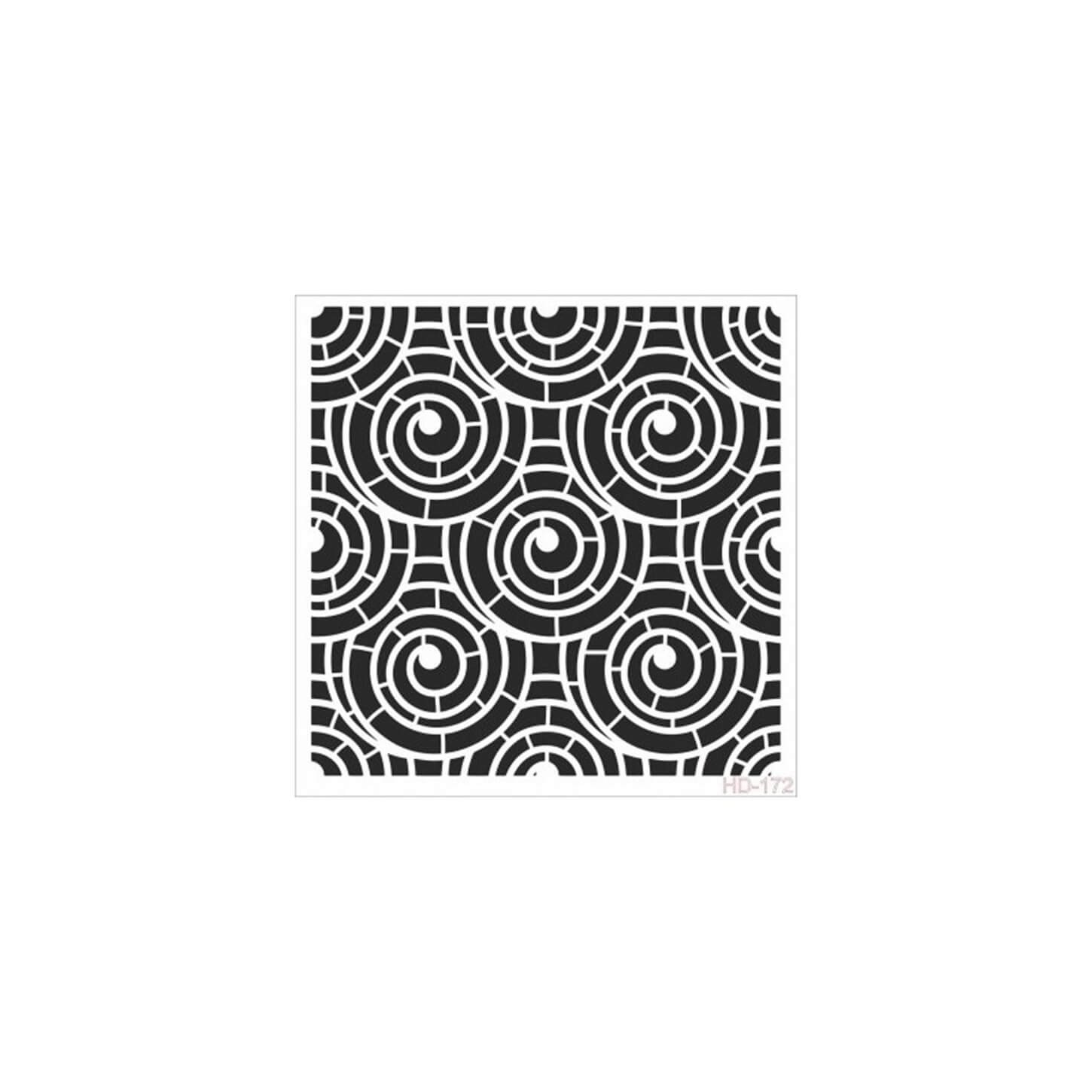 Трафарет для домашнего декора HD172 45х45