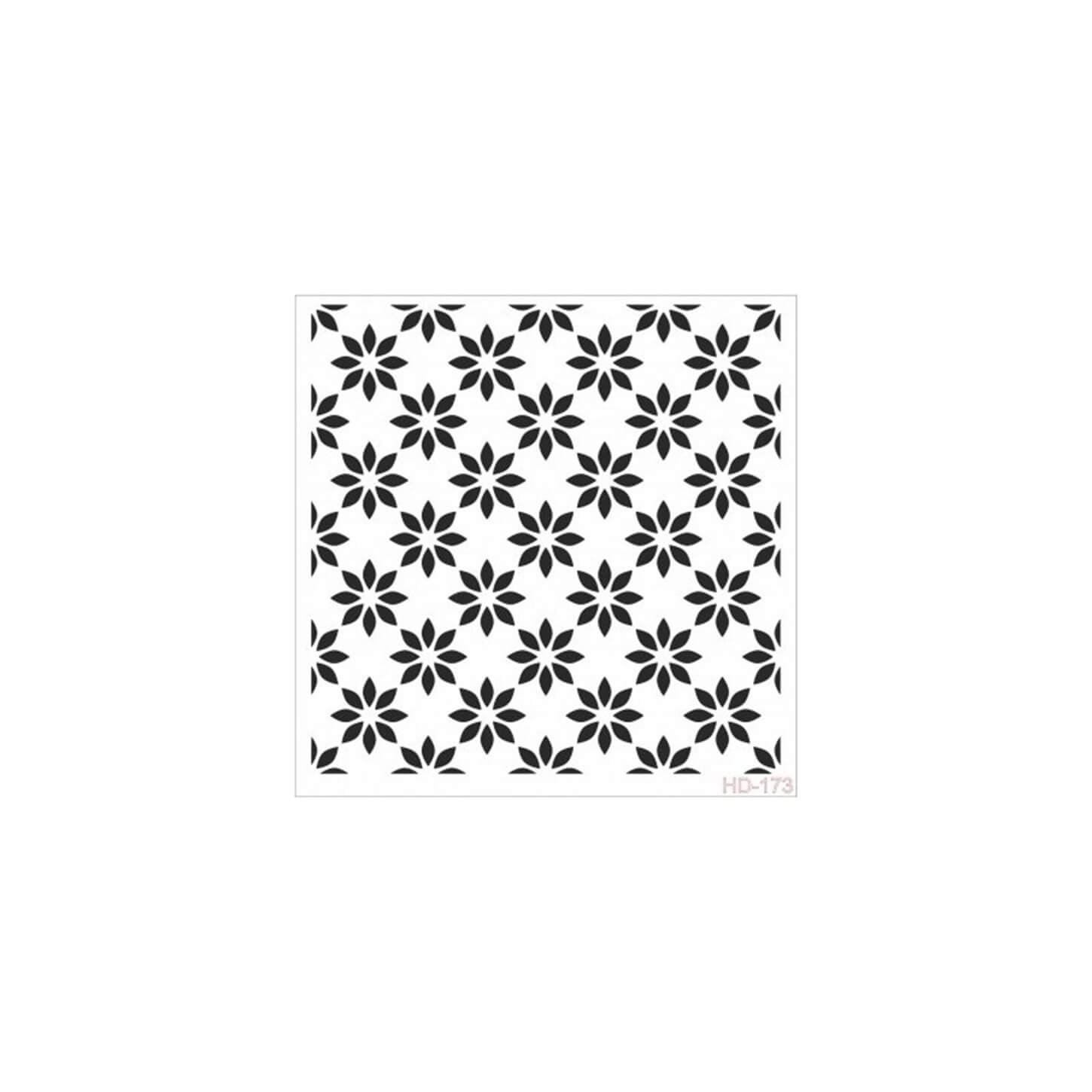 Трафарет для домашнего декора HD173 45x45