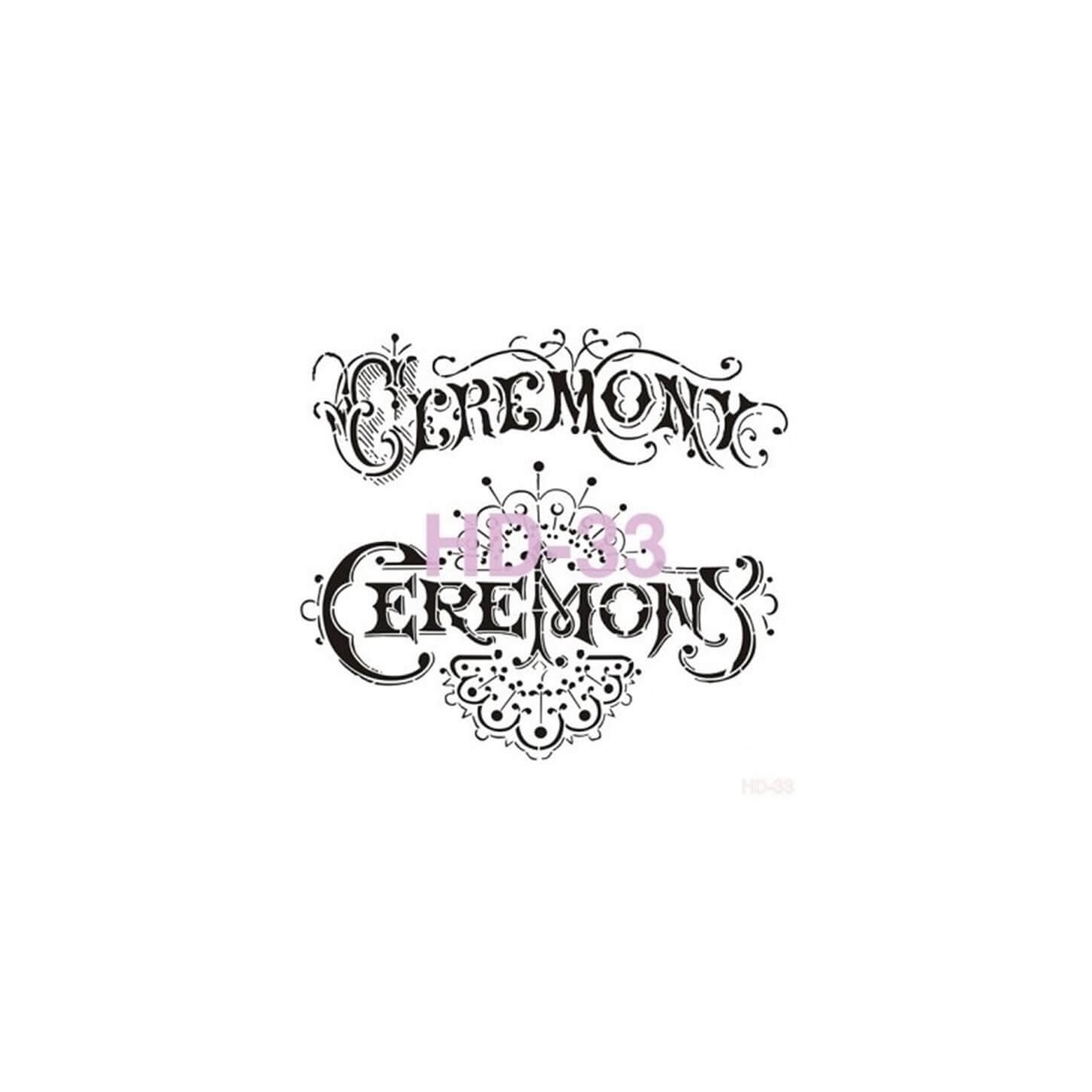 Трафарет для домашнего декора HD33 45x45