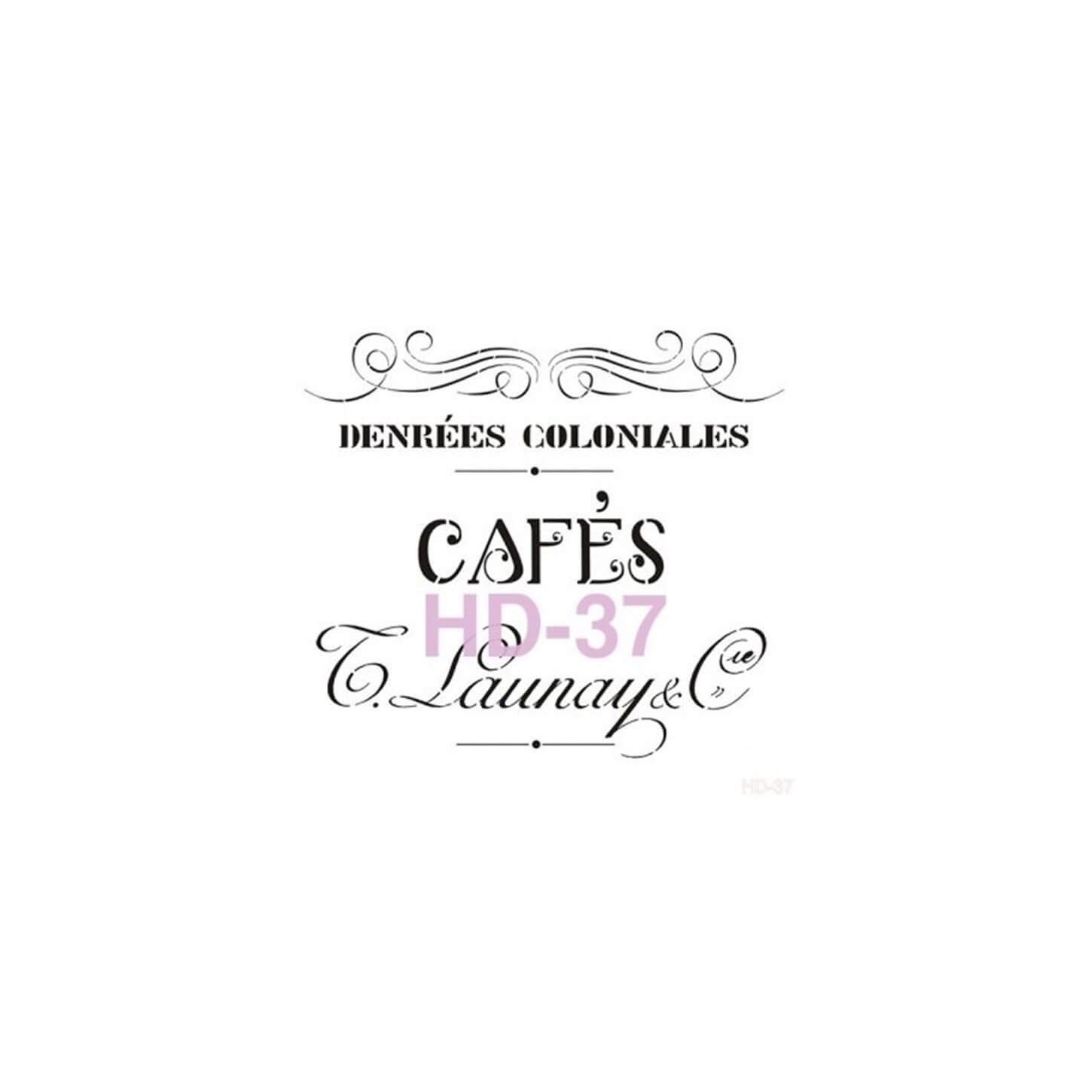 Трафарет для домашнего декора HD37 45x45