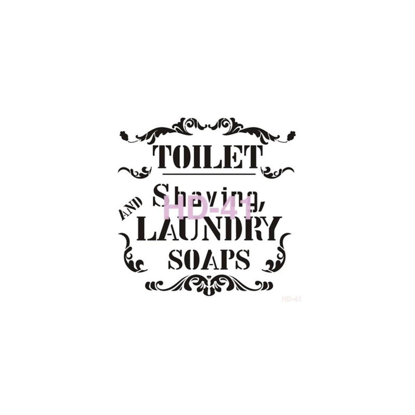 Трафарет для домашнего декора HD41 45x45